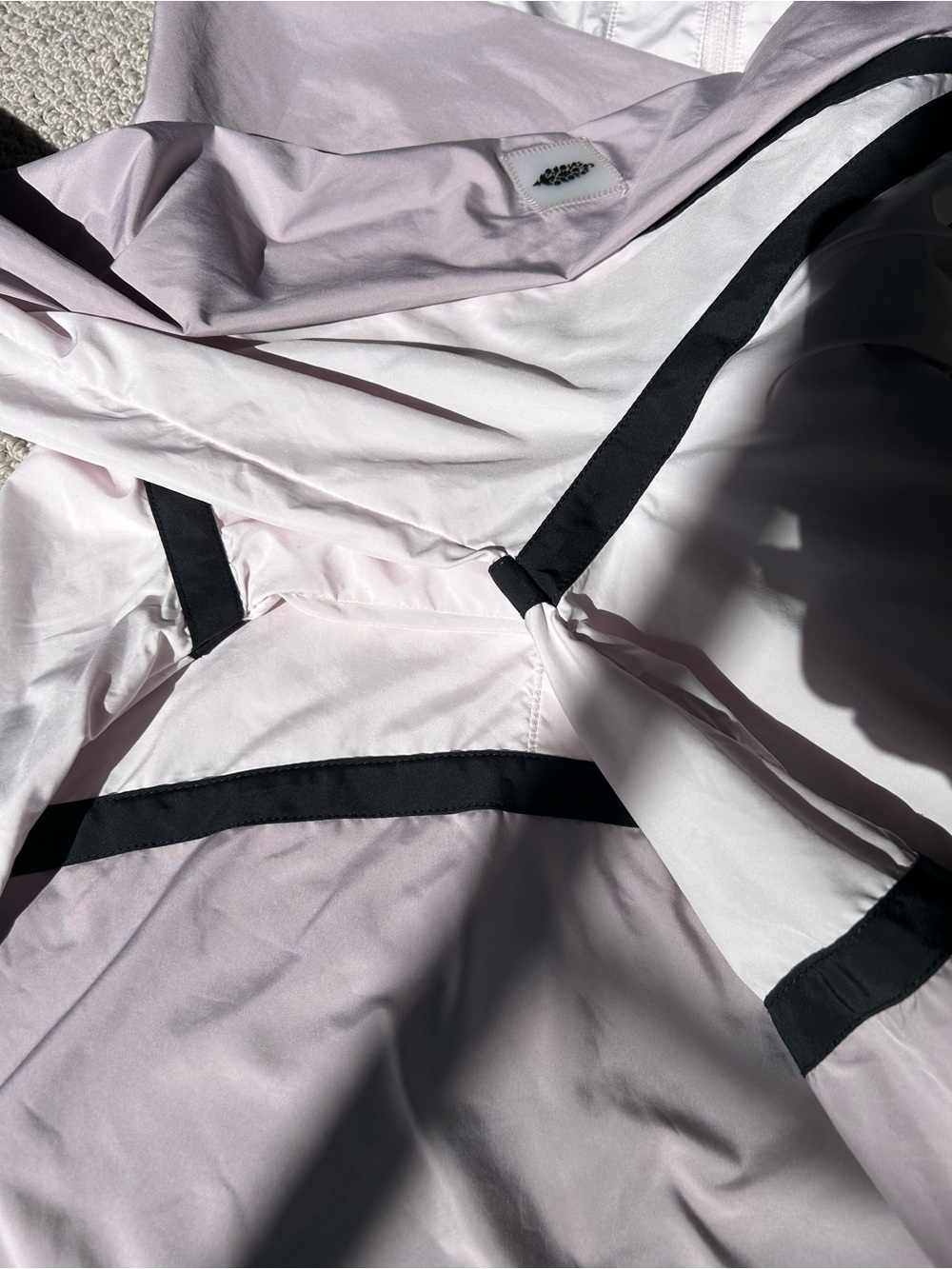 NWOT Free People Care FP Like The Wind Colorblock Jacket in Goal Post Combo - Picture 6 of 13